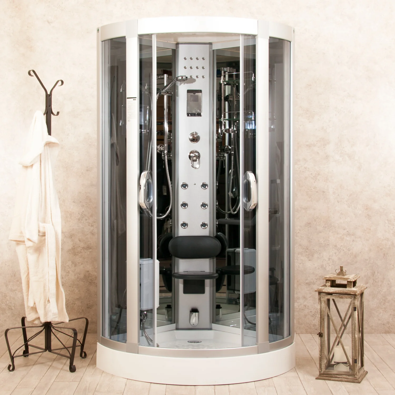Box Doccia Idromassaggio Sauna Bagno Turco e Ozonoterapia Vorich Little Eden