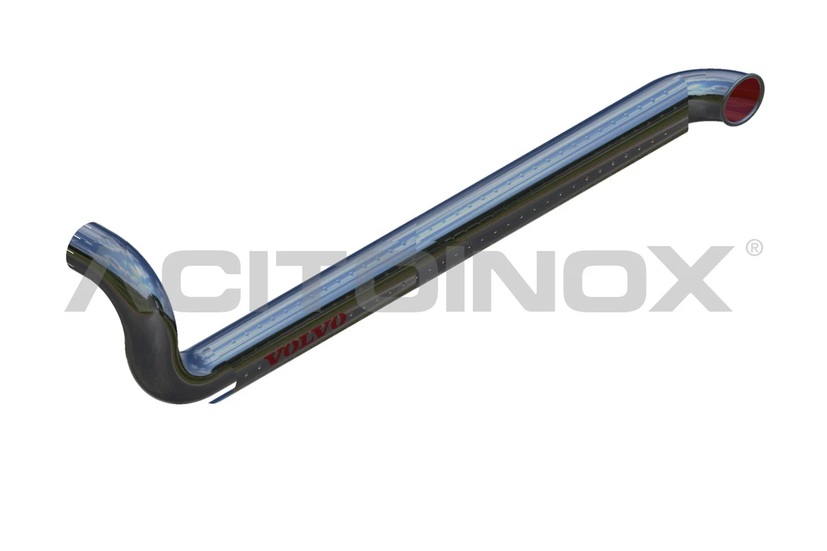 Exhaust terminal 1 exit without air intake volvo fh2, fh3