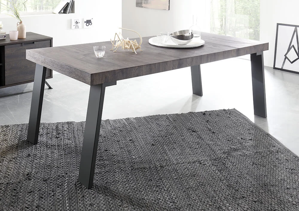 Tavolo da Salotto in Melamina 78x189x88cm TFTPalma Wengè CLEAF