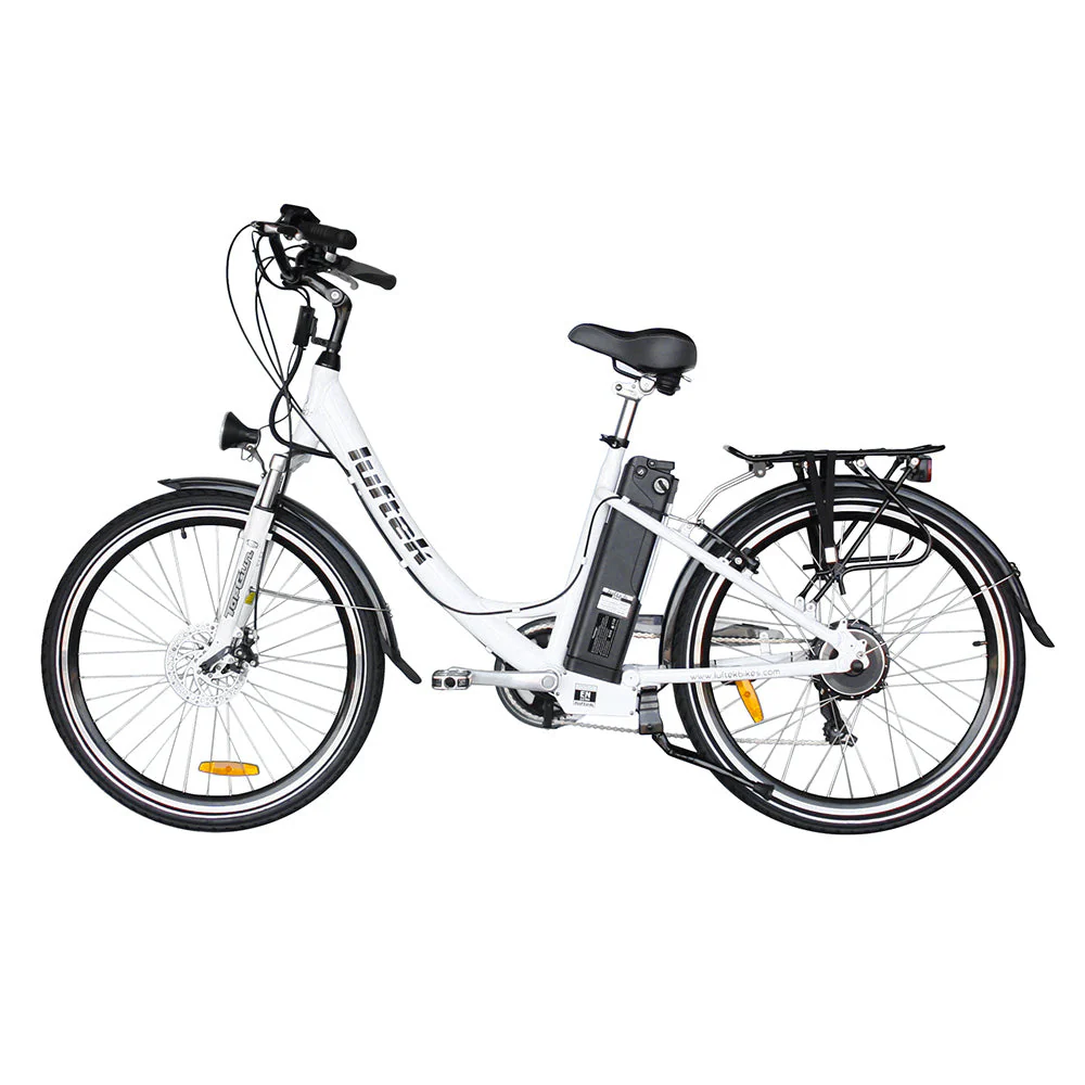 Bicicletta Elettrica a Pedalata Assistita 26" 250W 10Ah Luftek 212 ST Bianca