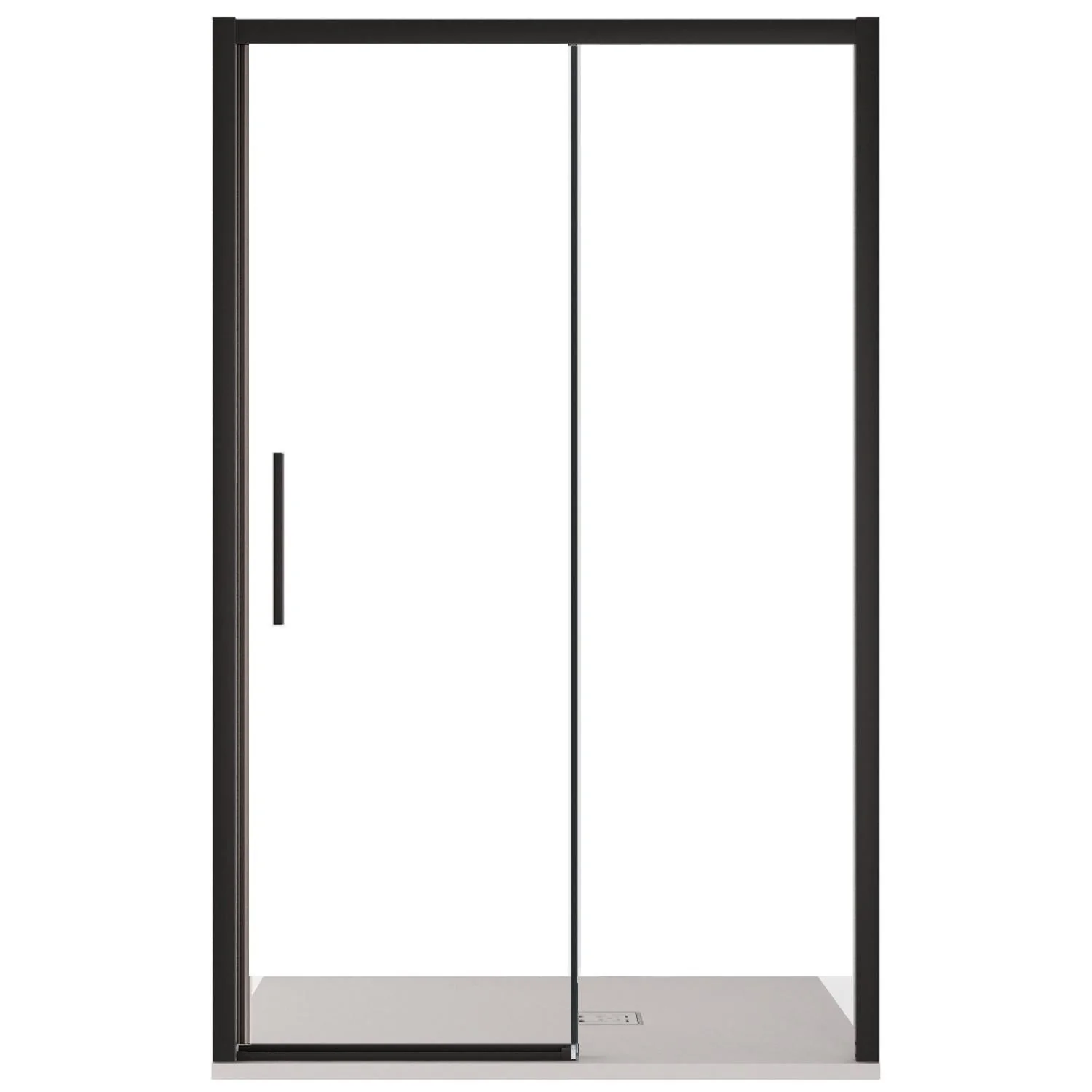 Porta Parete Doccia 150 cm 1 Anta Scorrevole in Cristallo Trasparente 6mm H195 Bonussi Eliane