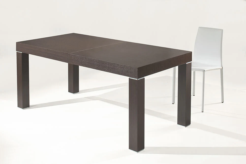 Tavolo da Pranzo Allungabile in Melamina 160/235x90x76cm TFTFolding Wengè