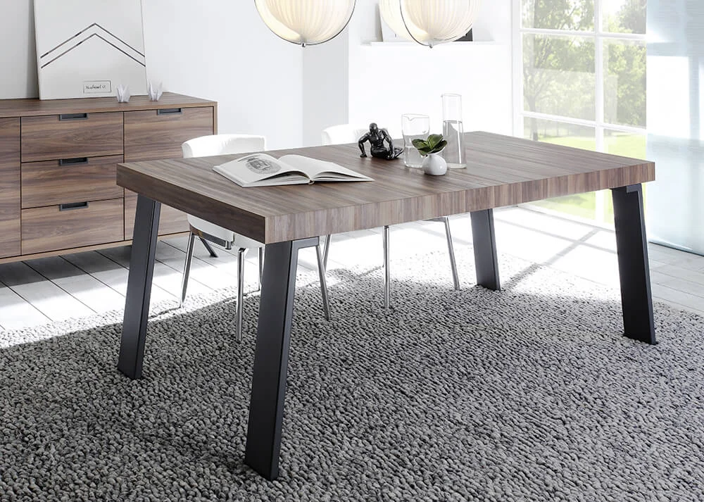 Tavolo da Salotto in Melamina 78x189x88cm TFTPalma Noce