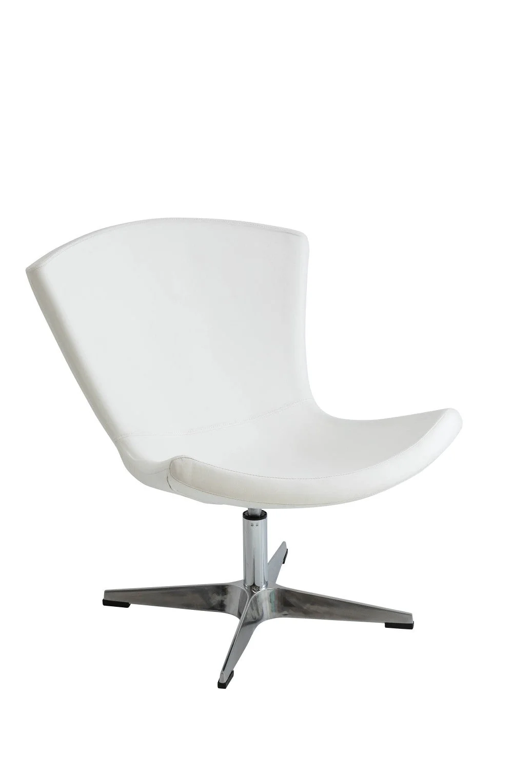 Poltrona in Metallo 64x78x76cm TFT Swing Bianca Cromata